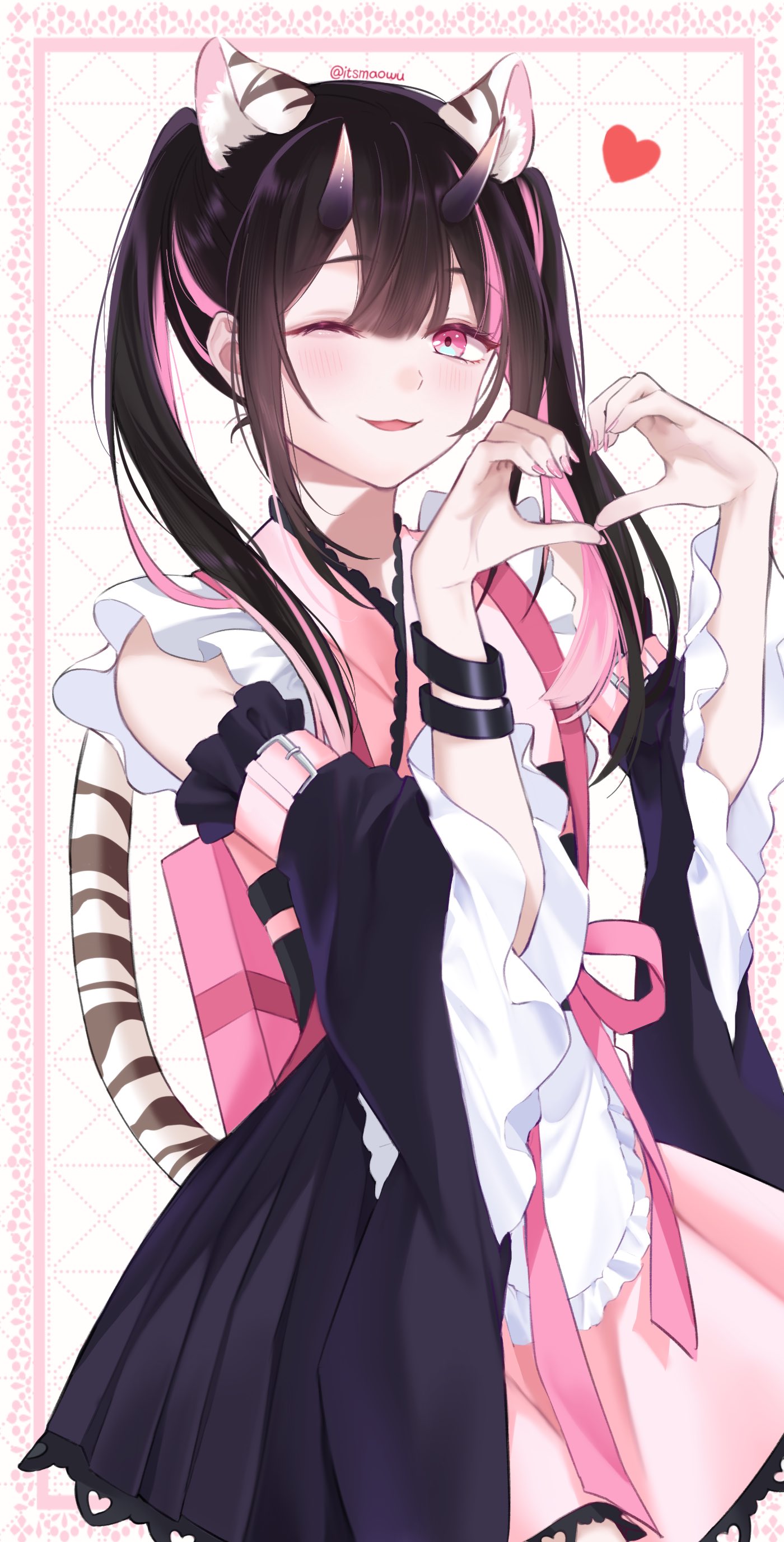 1boy, absurdres, animal_ears, black_hair, cho_kaguya-hime!, commentary_request, crossdressing, crossdressing_(mtf)