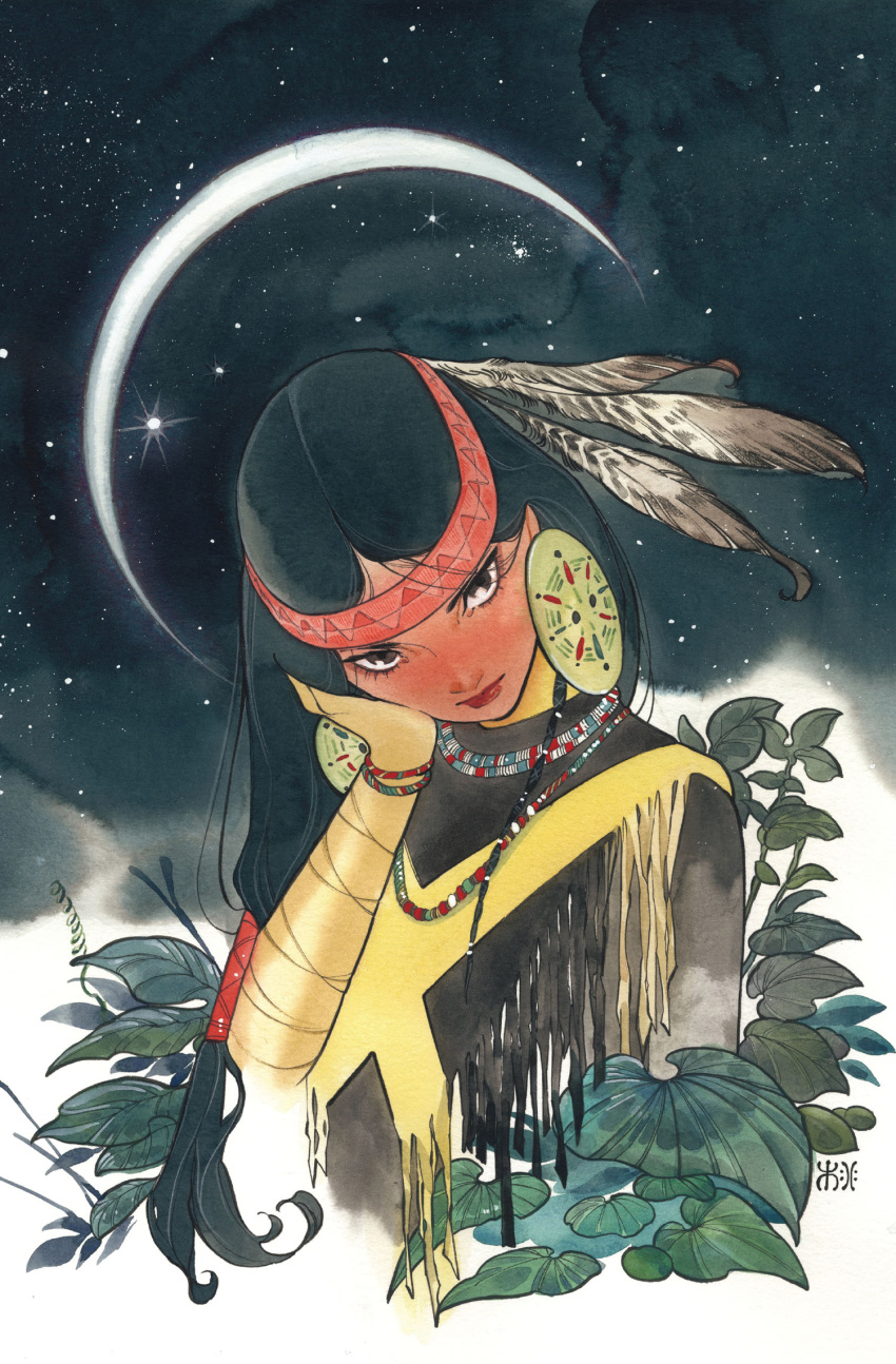 1girl, black_bodysuit, black_eyes, black_hair, bodysuit, comic_cover, cover, cover_page