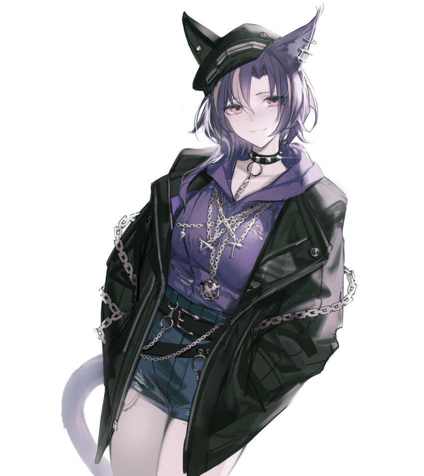 1girl, animal_ears, arknights, baird_(arknights), cenm0, hat, highres, hood