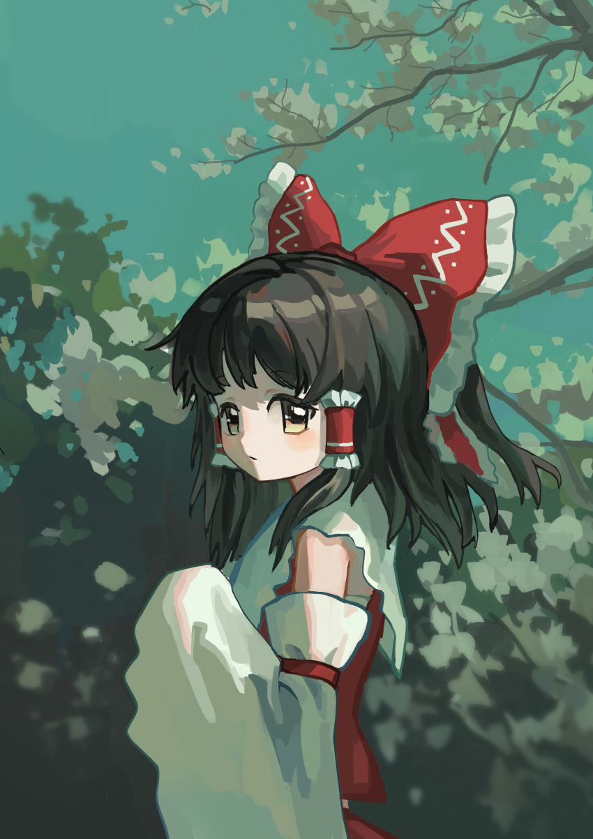 1girl, absurdres, bow, brown_eyes, brown_hair, chinese_commentary, closed_mouth, commentary_request