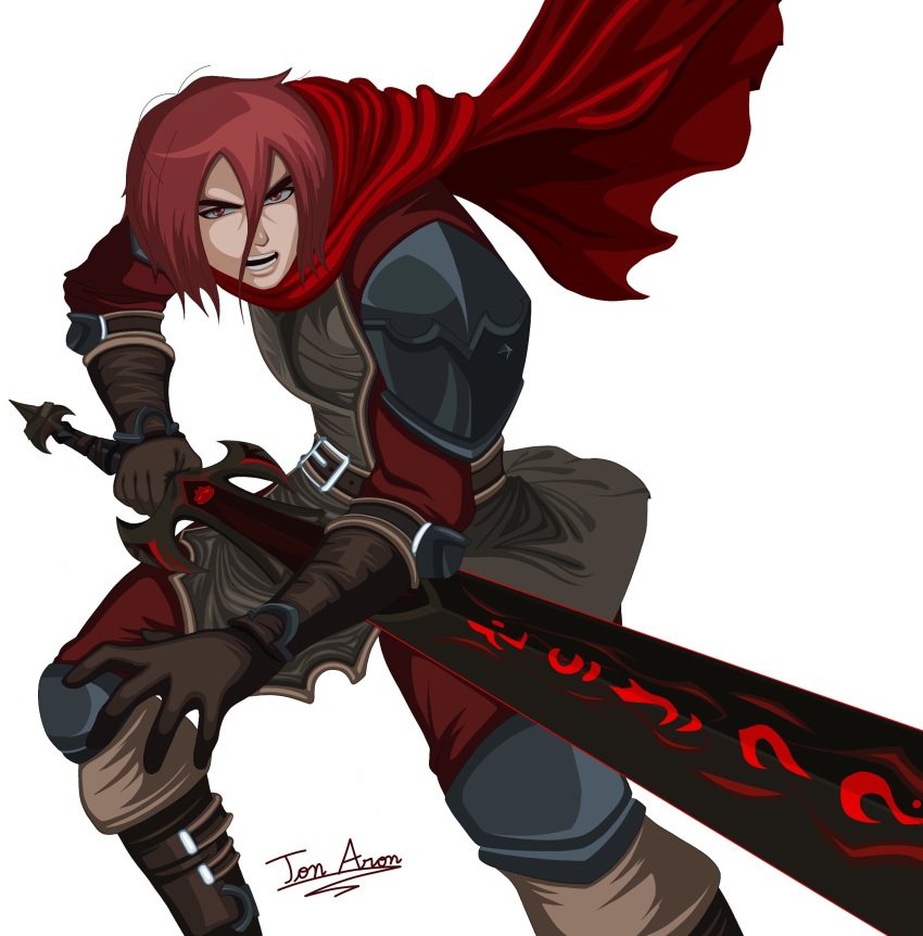 1boy, amadeus_(dragonfable), armor, artix_entertainment, belt, boots, capelet, dragonfable
