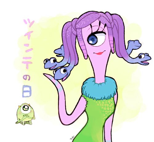 1boy, 1girl, animification, celia_mae, commentary_request, cyclops, dress, hashtag-only_commentary