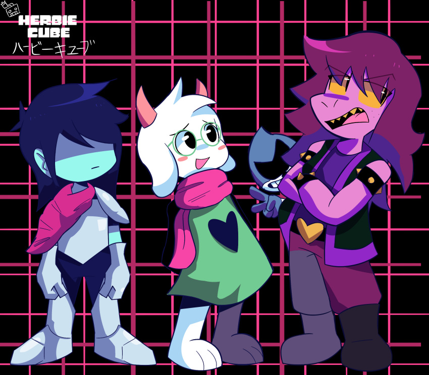 1girl, 1other, 2025, 2boys, 2d, ambiguous_gender, animal_ears, anthro