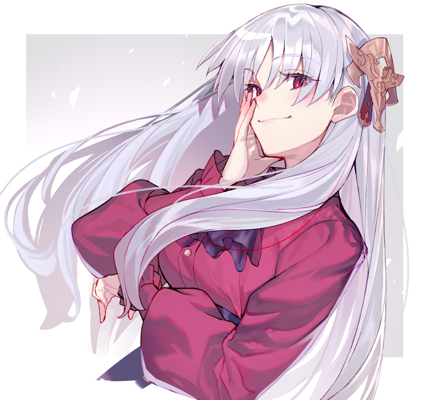1girl, absurdres, breasts, fate/strange_fake, fate_(series), fillia_(fate), hair_ornament, highres