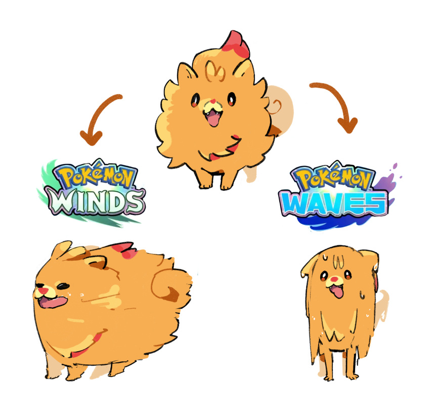 animal_hands, evolutionary_line, fluff, highres, looking_at_viewer, pokemon, pokemon_ww, pombon