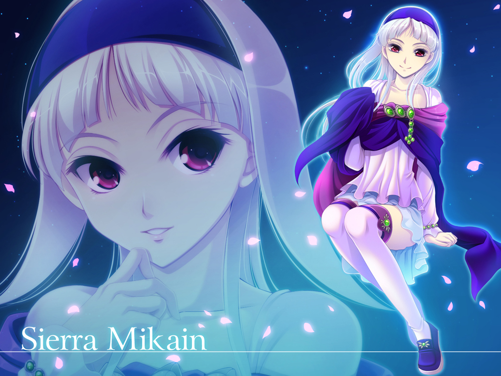 1girl, arm_support, bangs, bracelet, brooch, byuune, cape, character_name