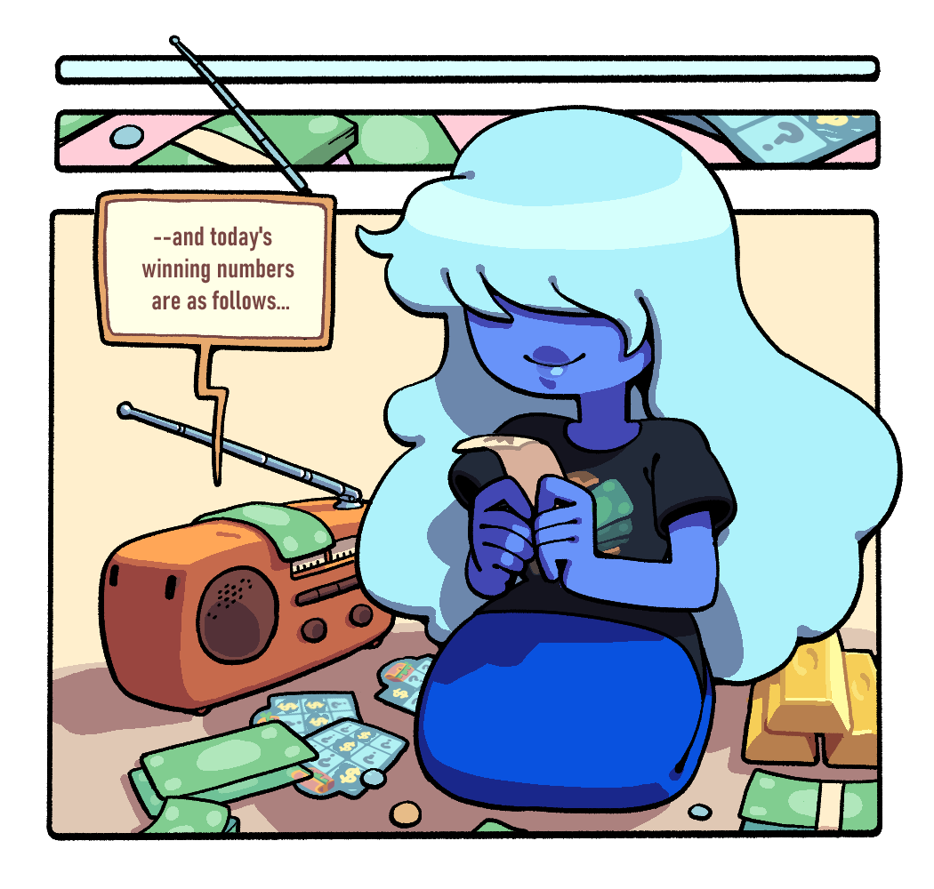 1girl, alternate_costume, blue_hair, blue_skin, colored_skin, discount-supervillain, full_body, gem_(steven_universe)