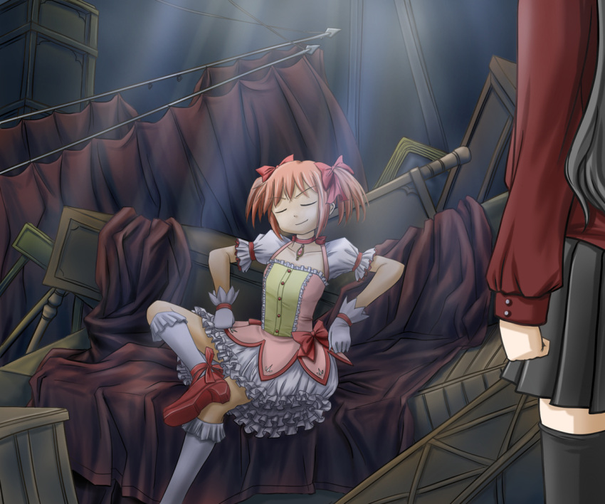 archer, closed_eyes, crossover, eyes_closed, fate/stay_night, fate_(series), funyo, gloves