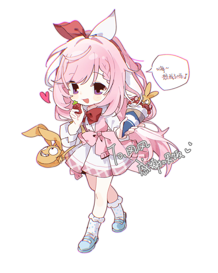 1girl, absurdres, bag, bow, bowtie, chinese_commentary, clothes_around_waist, commentary_request