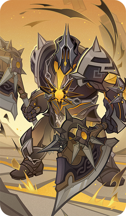 1boy, armor, armored_boots, axe, bad_source, battle_axe, black_boots, black_serpent_knight_(genshin_impact)