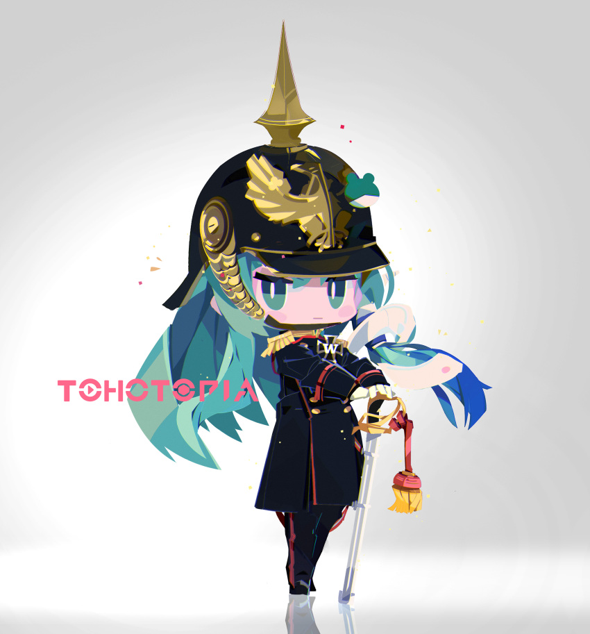 1girl, absurdres, alternate_costume, black_coat, black_pants, closed_mouth, coat, combat_helmet
