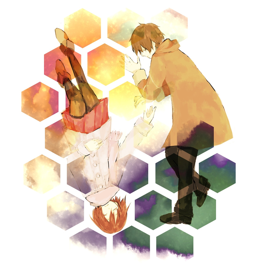 coat, no.6, omukb, pants, pantyhose, safu, scarf, shion_(no.6)