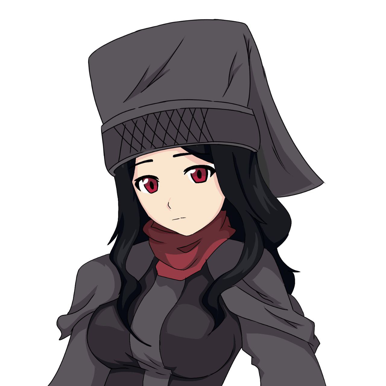 1girl, black_hair, bosporus_(girls_und_panzer), commentary, girls_und_panzer, headdress, highres, ivan_(2213432)