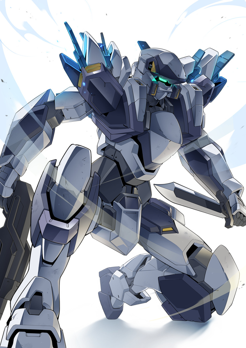 arm_slave_(mecha), arx-7_arbalest, combat_knife, full_metal_panic!, gamiani_zero, gun, highres, holding