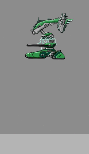 aircraft, animated, animated_gif, cannon, commentary, dropping, dropship, electricity, english_commentary, eve_online, gallente_federation_(eve_online), grey_background, lowres, military_vehicle, motor_vehicle, multiple_caterpillar_tracks, no_humans, novafox, science_fiction, simple_background, tank, tank_turret