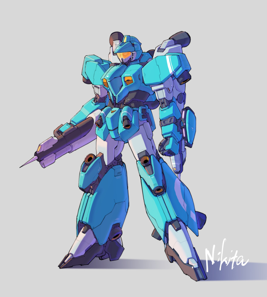 absurdres, color_variation, earth_federation, gundam, highres, javelin_(gundam), kawatanikisaku, mecha