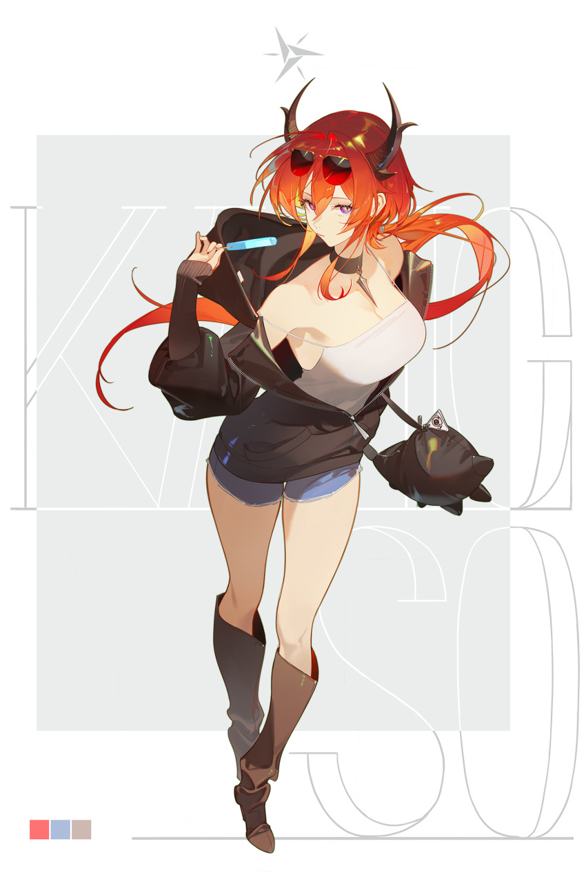 1girl, absurdres, alternate_costume, arknights, arknights:_endfield, bare_shoulders, black_choker, black_jacket