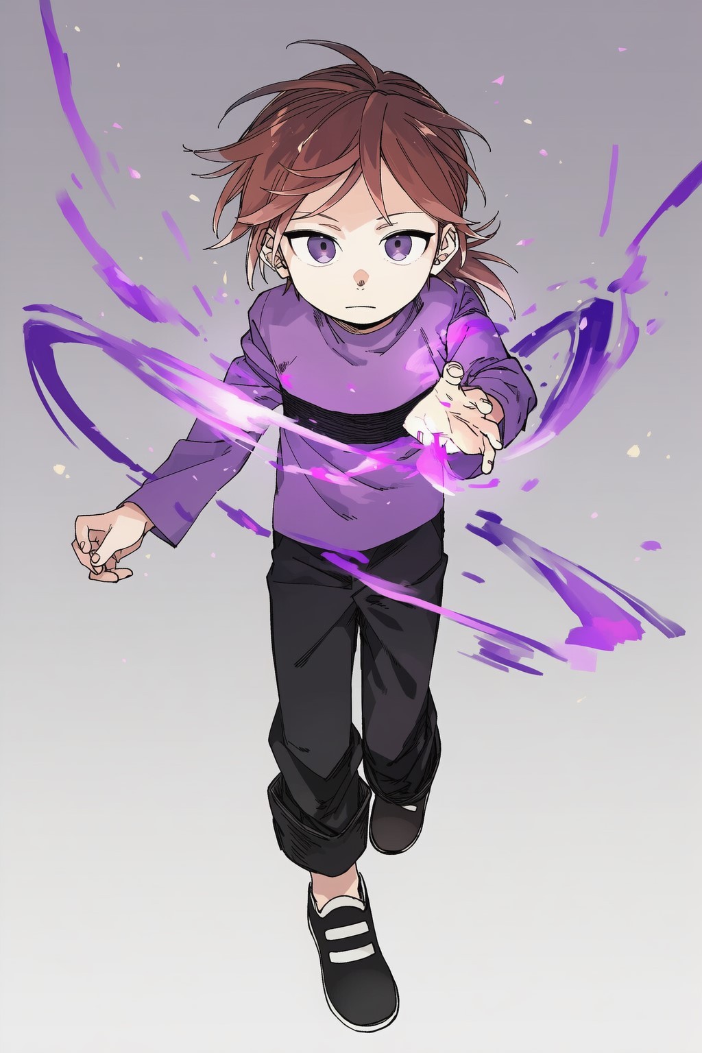 1boy, ai-assisted, bandit_(kuku88), black_pants, black_shoes, brown_hair, child, colokhan