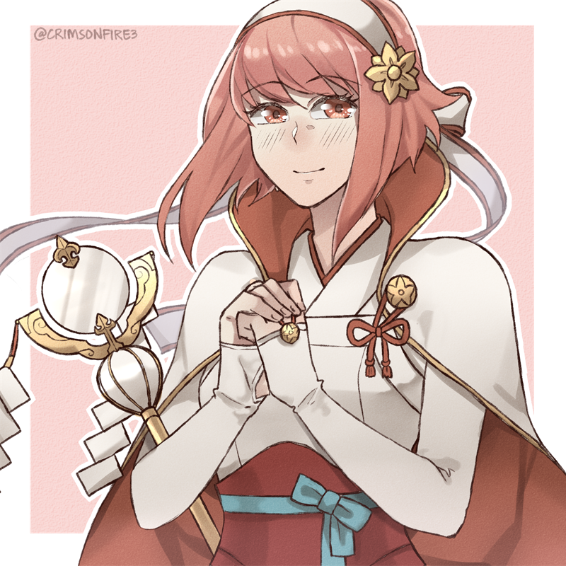1girl, commentary, crimsonfire3, english_commentary, fire_emblem, fire_emblem_fates, hairband, japanese_clothes