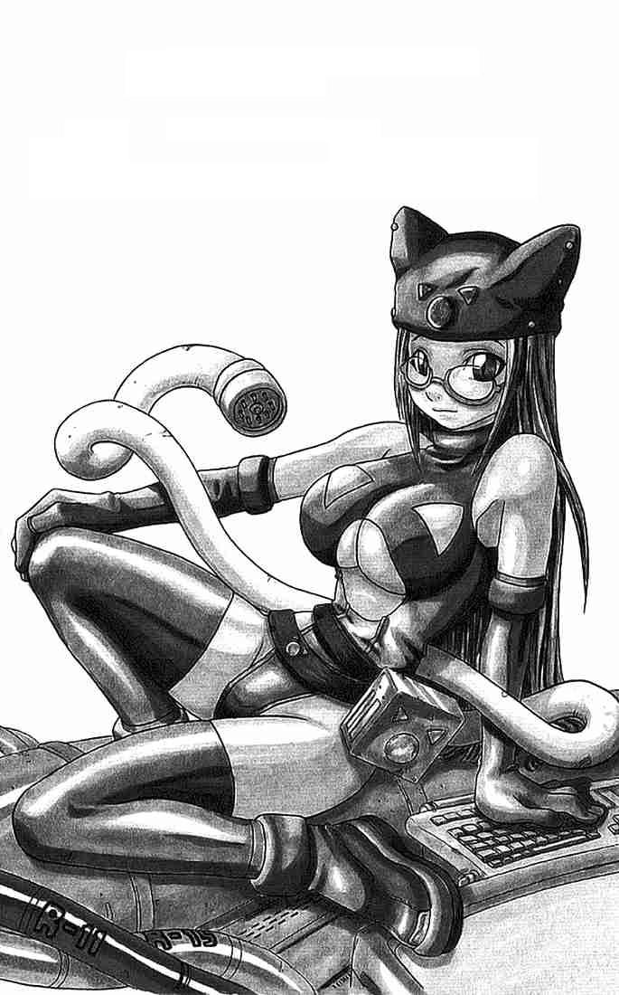 666_satan, animal_ears, bodysuit, cat_ears, elbow_gloves, fore_arm_gloves, glasses, gloves