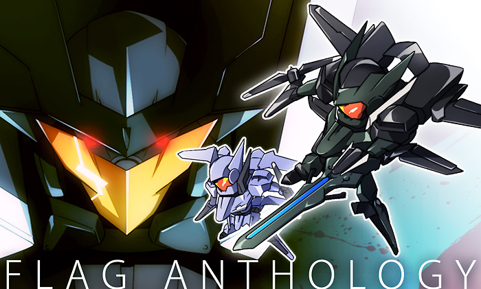 flag_custom, glowing, glowing_eyes, gn_flag, gun, gundam, gundam_00, mecha