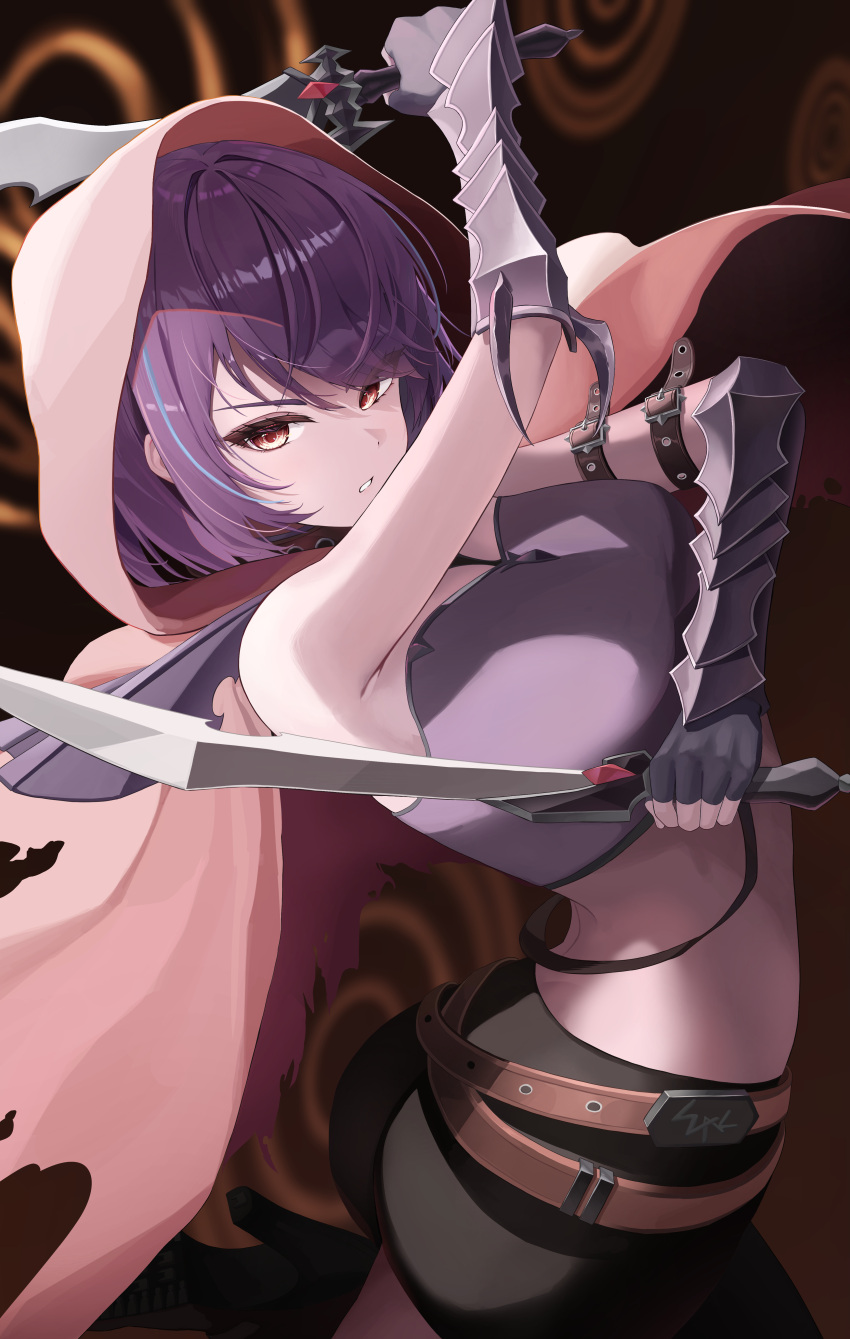 1girl, absurdres, arm_strap, arm_up, armpits, ass, bare_shoulders, belt