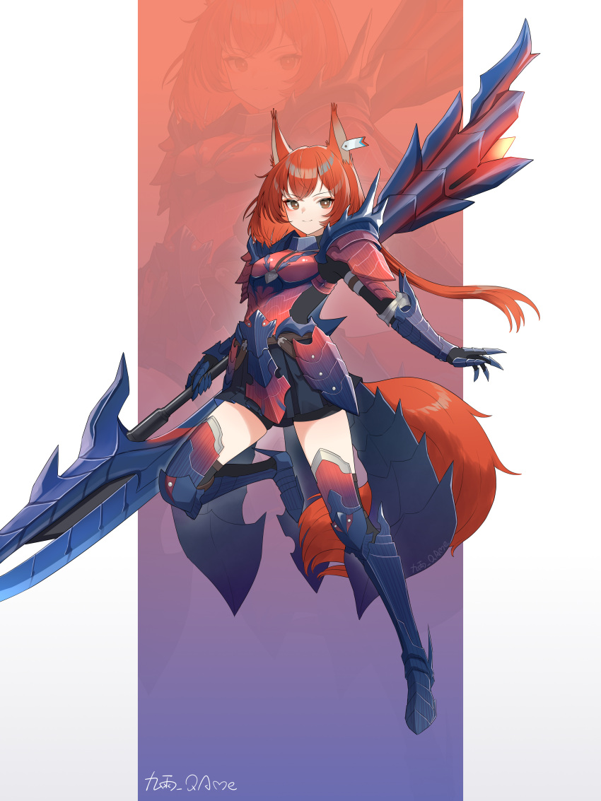 1girl, absurdres, alternate_costume, animal_ears, arknights, armor, armored_boots, armored_dress