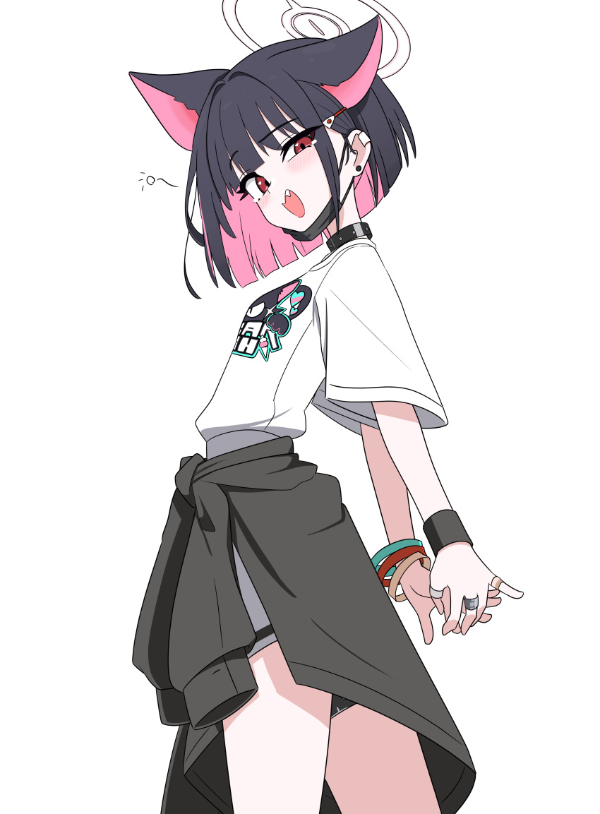 absurdres, animal_ears, blue_archive, cat_ears, collar, colored_inner_animal_ears, colored_inner_hair, commentary_request