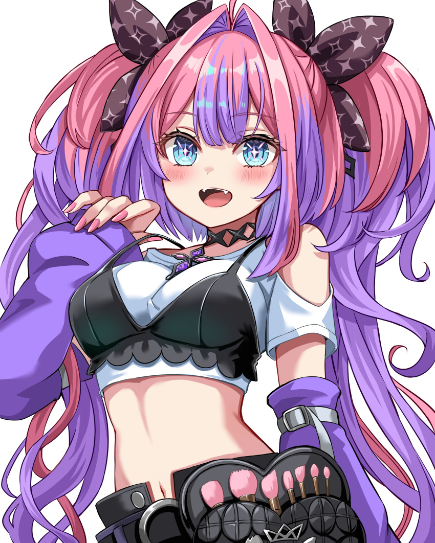 1girl, absurdres, ahoge, arm_warmers, blue_eyes, breasts, chanmarorux, clothing_cutout