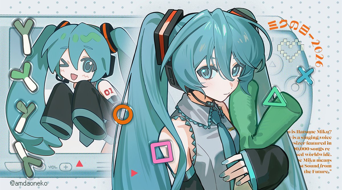 >_o, 1girl, ;d, amd_aoneko, bare_shoulders, black_sleeves, blue_eyes, blue_hair