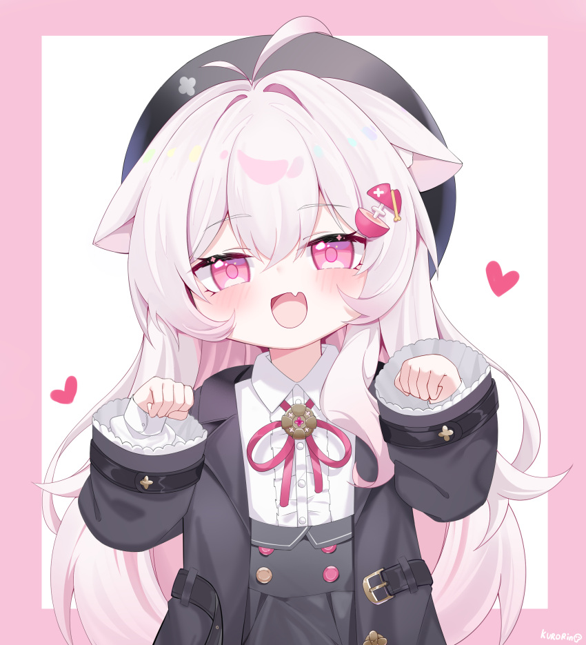 1girl, absurdres, animal_ears, antenna_hair, arknights, chinese_commentary, commentary, hair_ornament