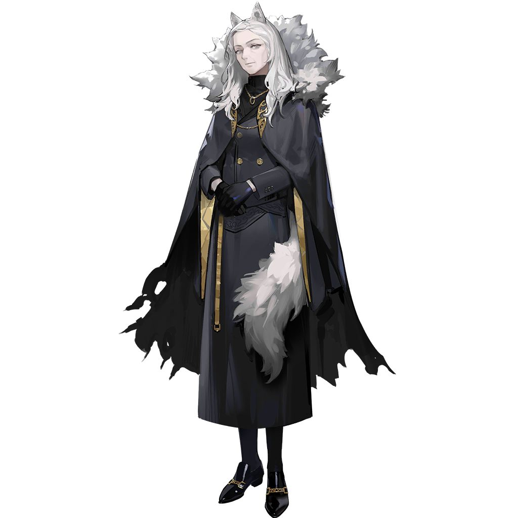1girl, animal_ears, arknights, black_cape, black_dress, black_gloves, black_jacket, black_pantyhose