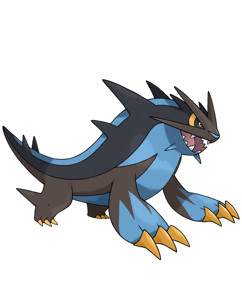 claws, fakemon, greg_andrade, highres, no_humans, open_mouth, original, pokemon
