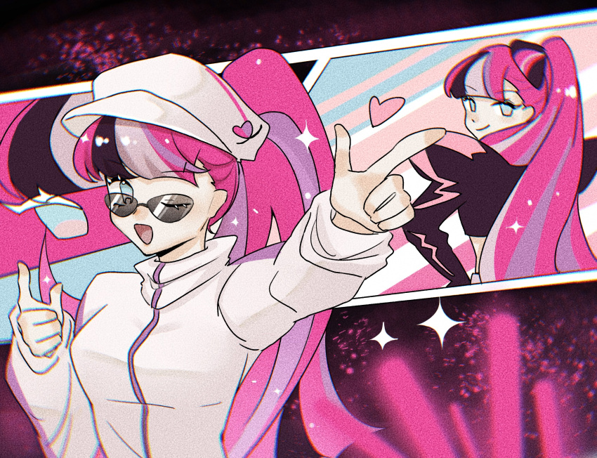 1girl, alternate_costume, bow, cookie_run, cookie_run:_ovenbreak, cropped_jacket, eyelashes, glitter