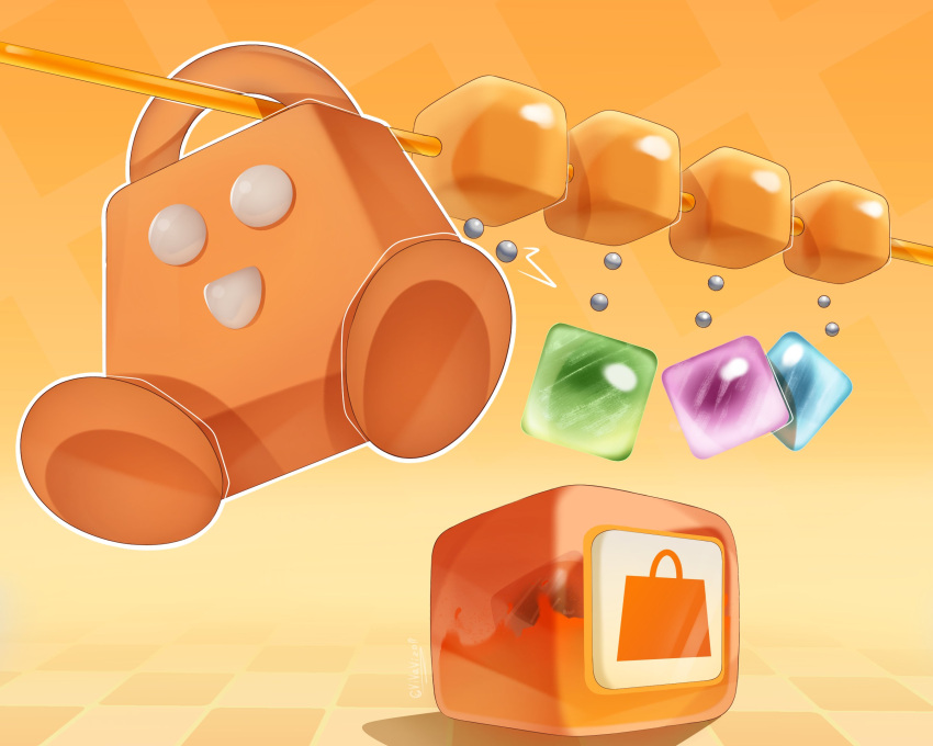 :d, bag, commentary, eshop_bag, highres, icon_(computing), loading_screen, nintendo