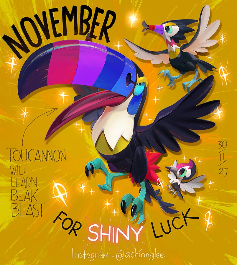 alternate_color, animal_focus, arrow_(symbol), ashionglee, bird, character_name, closed_mouth, commentary