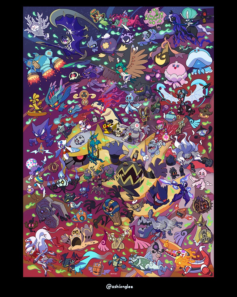 absolutely_everyone, absurdly_detailed_composition, aegislash, alolan_marowak, annihilape, ashionglee, banette, basculegion