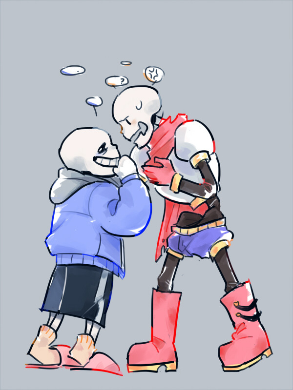 2019, 2boys, 2d, ?, anger_vein, armor, black_shorts, blue_jacket