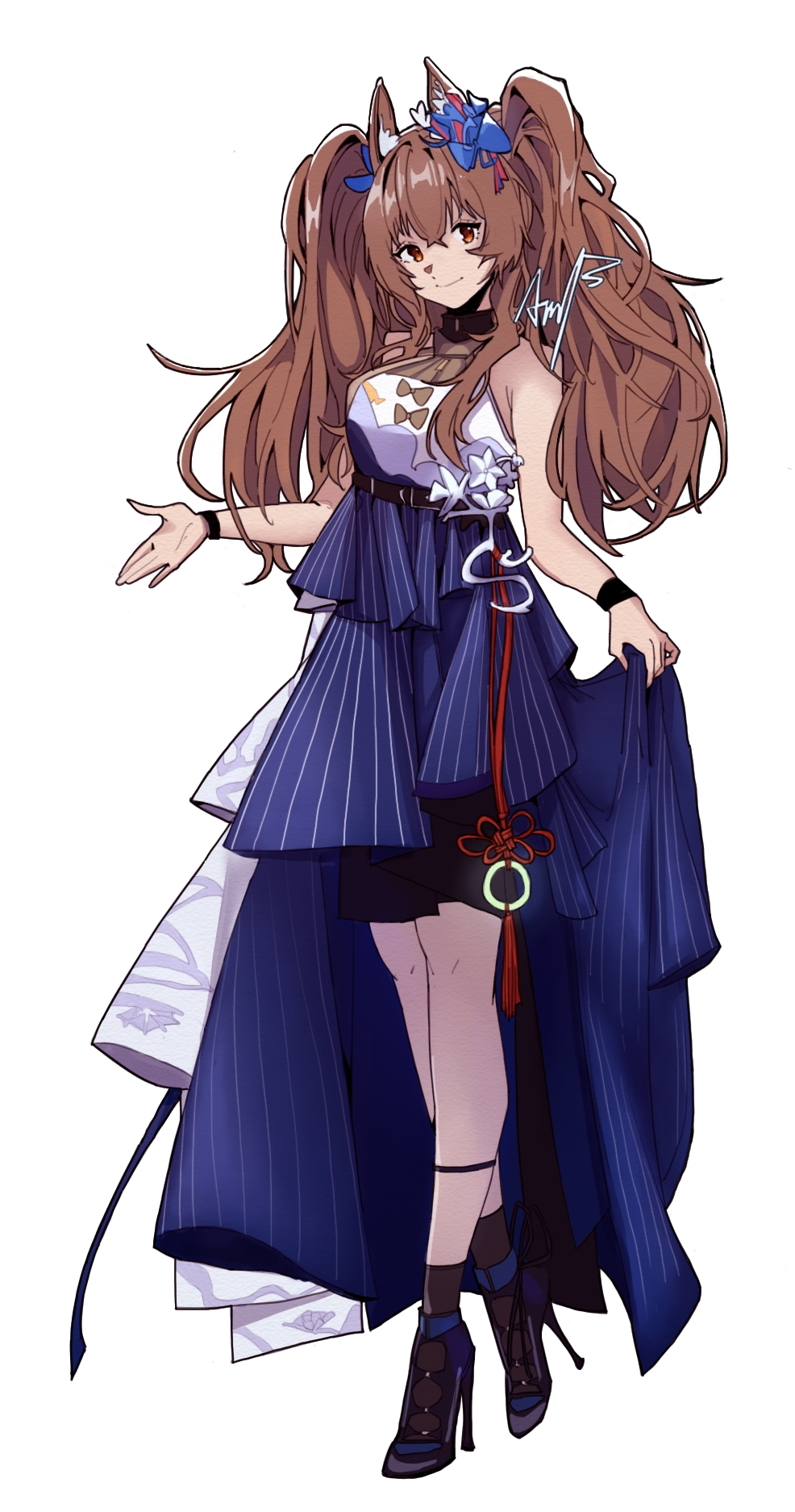 1girl, a_mei_f, ambience_synesthesia, angelina_(ambience_synesthesia_2025)_(arknights), angelina_(arknights), animal_ear_fluff, animal_ears, arknights