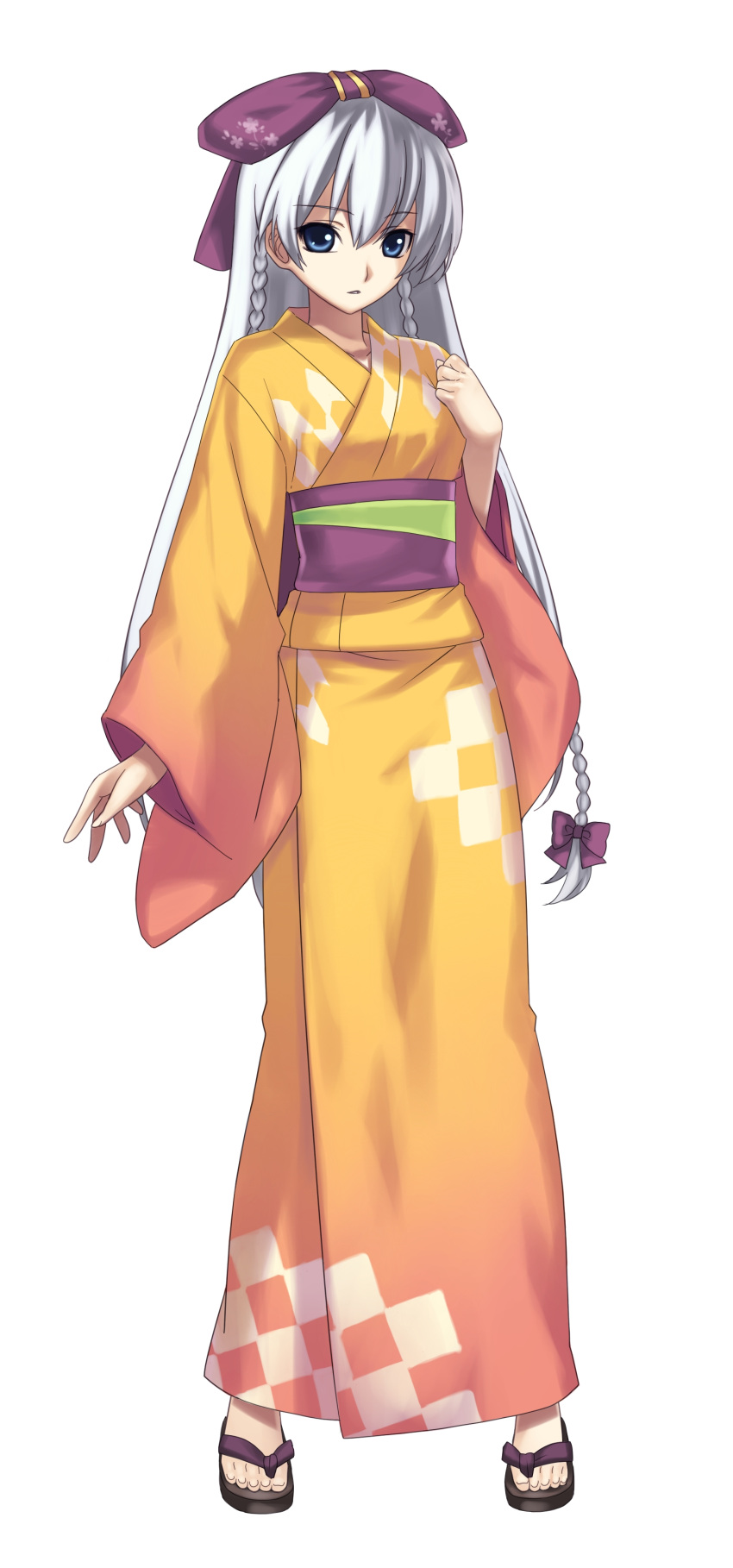 alternate_costume, ar_tonelico, ar_tonelico_i, blue_eyes, bow, braid, cross_edge, gust