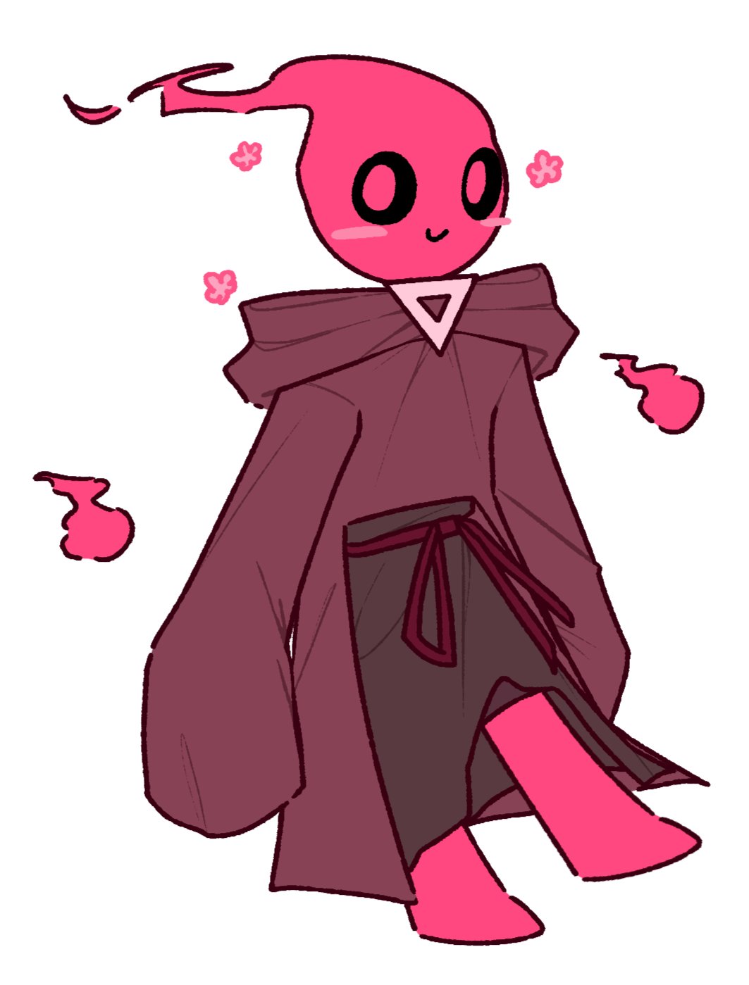 1other, artist_request, barefoot, black_sclera, blush, colored_sclera, colored_skin, flower