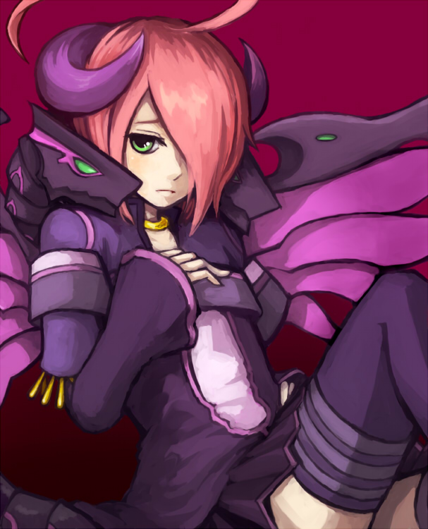 ar_ru, ar_tonelico, ar_tonelico_iii, blush, choma, dragon, frown, green_eyes