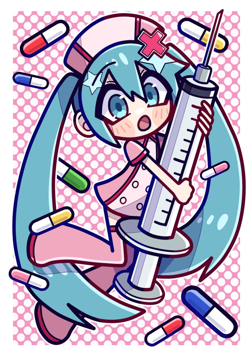 1girl, akina_mochi, aqua_eyes, blush, boots, deformed, dress, hat