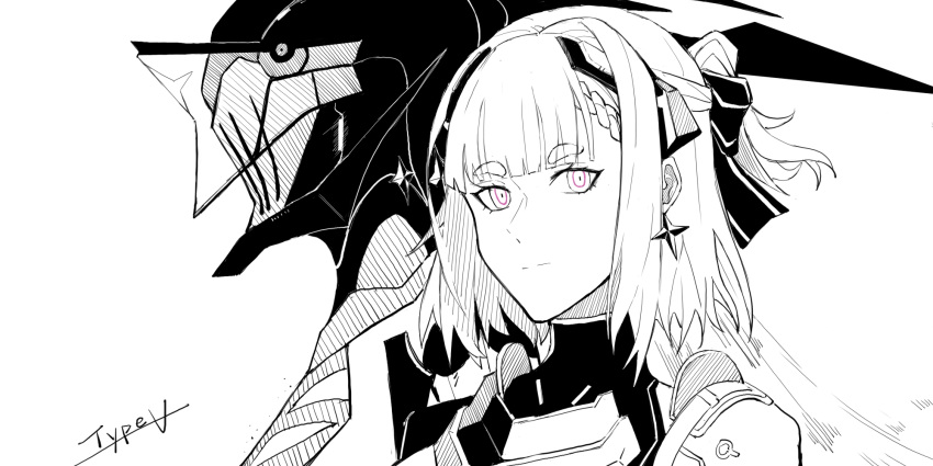 1girl, alisa:_echo_(pgr), alisa_(pgr), artist_name, braid, cecilie_(pgr), closed_mouth, commentary_request