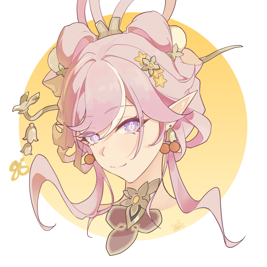 1girl, absurdres, bell, chinese_commentary, commentary_request, diamond-shaped_pupils, diamond_(shape), earrings
