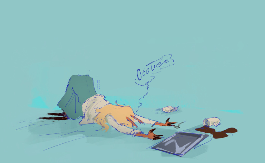 1girl, 2021, 2d, all_fours, alternate_costume, angstyhikka, anthro, antlers