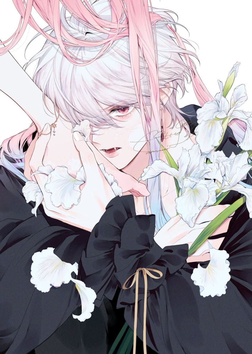 1boy, 1girl, anklet, b_etty01tm, barefoot, black_shirt, blue_hair, earrings