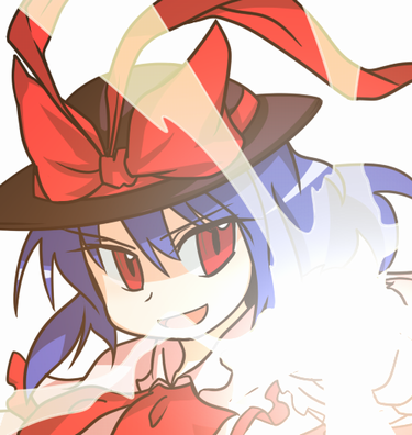 1girl, black_hat, bow, capelet, commentary_request, frilled_capelet, frills, hat
