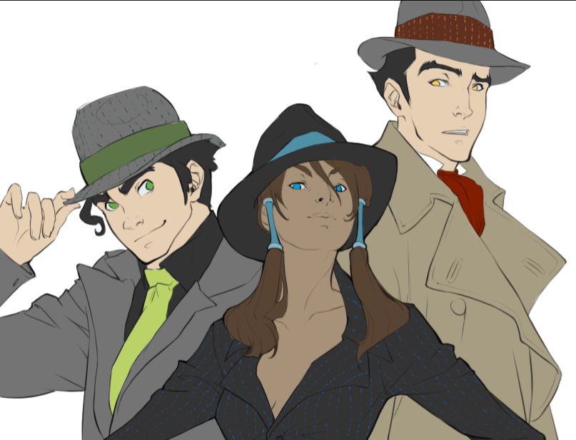 avatar_legends, blue_eyes, bolin, brown_hair, budgie, concept_art, cravat, dark_skin