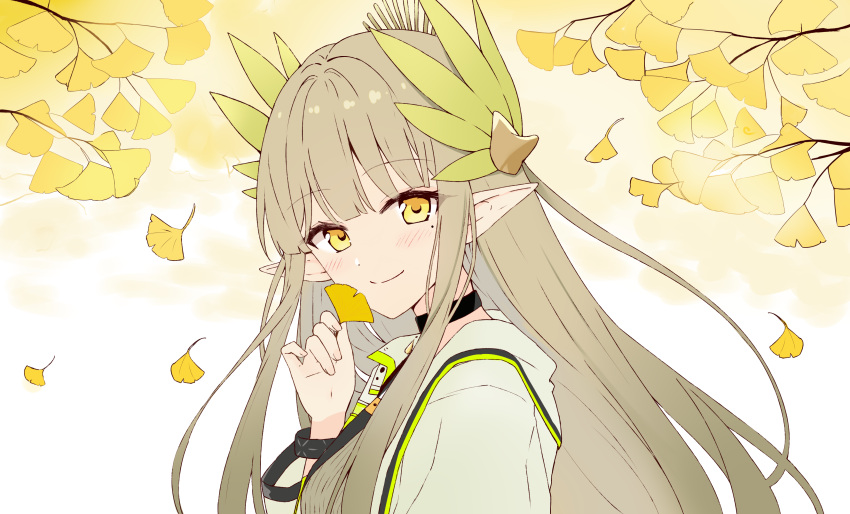 1girl, absurdres, arknights, black_choker, blonde_hair, blunt_bangs, blush, bracelet
